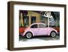 ¡Viva Mexico! Collection - "Summer Pink Car" VW Beetle-Philippe Hugonnard-Framed Photographic Print