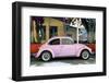 ¡Viva Mexico! Collection - "Summer Pink Car" VW Beetle-Philippe Hugonnard-Framed Photographic Print