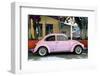¡Viva Mexico! Collection - "Summer Pink Car" VW Beetle-Philippe Hugonnard-Framed Photographic Print
