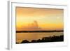 ¡Viva Mexico! Collection - Sunset over Cancun-Philippe Hugonnard-Framed Photographic Print