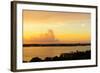 ¡Viva Mexico! Collection - Sunset over Cancun-Philippe Hugonnard-Framed Photographic Print