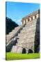 ¡Viva Mexico! Collection - Temple of Inscriptions at Mayan archaelogical site - Palenque-Philippe Hugonnard-Stretched Canvas