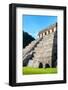 ¡Viva Mexico! Collection - Temple of Inscriptions at Mayan archaelogical site - Palenque-Philippe Hugonnard-Framed Photographic Print