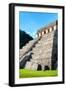¡Viva Mexico! Collection - Temple of Inscriptions at Mayan archaelogical site - Palenque-Philippe Hugonnard-Framed Photographic Print
