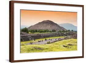 ¡Viva Mexico! Collection - Teotihuacan Pyramids II-Philippe Hugonnard-Framed Photographic Print