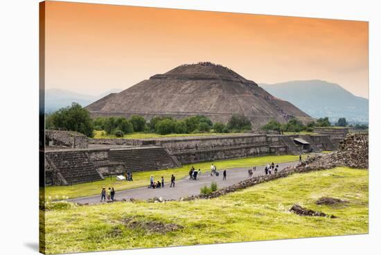 ¡Viva Mexico! Collection - Teotihuacan Pyramids II-Philippe Hugonnard-Stretched Canvas