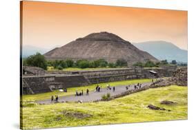 ¡Viva Mexico! Collection - Teotihuacan Pyramids II-Philippe Hugonnard-Stretched Canvas