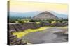 ¡Viva Mexico! Collection - Teotihuacan Pyramids IV-Philippe Hugonnard-Stretched Canvas