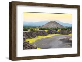 ¡Viva Mexico! Collection - Teotihuacan Pyramids IV-Philippe Hugonnard-Framed Photographic Print