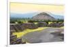 ¡Viva Mexico! Collection - Teotihuacan Pyramids IV-Philippe Hugonnard-Framed Photographic Print