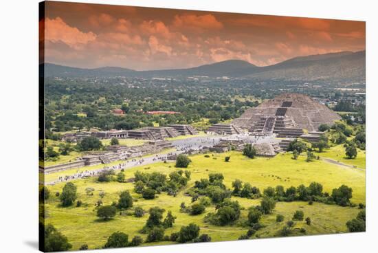 ¡Viva Mexico! Collection - Teotihuacan Pyramids V-Philippe Hugonnard-Stretched Canvas