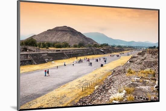 ¡Viva Mexico! Collection - Teotihuacan Pyramids-Philippe Hugonnard-Mounted Photographic Print