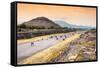 ¡Viva Mexico! Collection - Teotihuacan Pyramids-Philippe Hugonnard-Framed Stretched Canvas