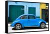 ¡Viva Mexico! Collection - The Blue Beetle Car-Philippe Hugonnard-Framed Stretched Canvas