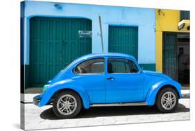 ¡Viva Mexico! Collection - The Blue Beetle Car-Philippe Hugonnard-Stretched Canvas