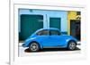 ¡Viva Mexico! Collection - The Blue Beetle Car-Philippe Hugonnard-Framed Photographic Print