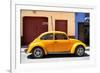 ¡Viva Mexico! Collection - The Dark Yellow Beetle Car-Philippe Hugonnard-Framed Photographic Print