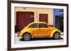 ¡Viva Mexico! Collection - The Dark Yellow Beetle Car-Philippe Hugonnard-Framed Photographic Print