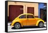 ¡Viva Mexico! Collection - The Dark Yellow Beetle Car-Philippe Hugonnard-Framed Stretched Canvas