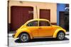 ¡Viva Mexico! Collection - The Dark Yellow Beetle Car-Philippe Hugonnard-Stretched Canvas