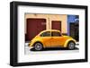 ¡Viva Mexico! Collection - The Dark Yellow Beetle Car-Philippe Hugonnard-Framed Photographic Print