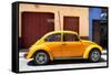 ¡Viva Mexico! Collection - The Dark Yellow Beetle Car-Philippe Hugonnard-Framed Stretched Canvas