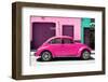 ¡Viva Mexico! Collection - The Deep Pink Beetle Car-Philippe Hugonnard-Framed Photographic Print