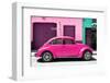 ¡Viva Mexico! Collection - The Deep Pink Beetle Car-Philippe Hugonnard-Framed Photographic Print