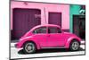 ¡Viva Mexico! Collection - The Deep Pink Beetle Car-Philippe Hugonnard-Mounted Photographic Print