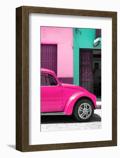 ¡Viva Mexico! Collection - The Deep Pink Beetle-Philippe Hugonnard-Framed Photographic Print