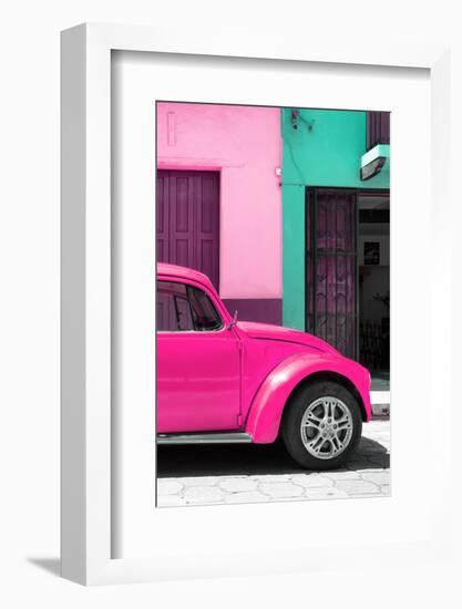 ¡Viva Mexico! Collection - The Deep Pink Beetle-Philippe Hugonnard-Framed Photographic Print