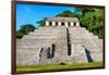 ¡Viva Mexico! Collection - The Mayan Temple of Inscriptions - Palenque-Philippe Hugonnard-Framed Photographic Print