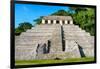 ¡Viva Mexico! Collection - The Mayan Temple of Inscriptions - Palenque-Philippe Hugonnard-Framed Photographic Print