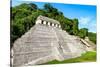 ¡Viva Mexico! Collection - The Mayan Temple of Inscriptions-Philippe Hugonnard-Stretched Canvas