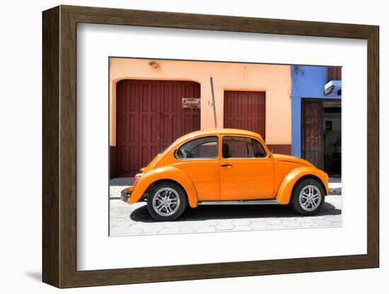 ¡Viva Mexico! Collection - The Orange Beetle Car-Philippe Hugonnard-Framed Photographic Print