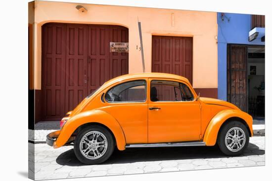 ¡Viva Mexico! Collection - The Orange Beetle Car-Philippe Hugonnard-Stretched Canvas