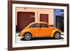 ¡Viva Mexico! Collection - The Orange Beetle Car-Philippe Hugonnard-Framed Photographic Print