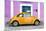 ¡Viva Mexico! Collection - The Orange VW Beetle Car with Mauve Street Wall-Philippe Hugonnard-Mounted Photographic Print