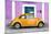 ¡Viva Mexico! Collection - The Orange VW Beetle Car with Mauve Street Wall-Philippe Hugonnard-Mounted Photographic Print