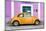 ¡Viva Mexico! Collection - The Orange VW Beetle Car with Mauve Street Wall-Philippe Hugonnard-Mounted Photographic Print