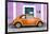 ¡Viva Mexico! Collection - The Orange VW Beetle Car with Thistle Street Wall-Philippe Hugonnard-Framed Photographic Print