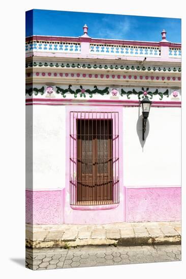¡Viva Mexico! Collection - The Pink Window-Philippe Hugonnard-Stretched Canvas
