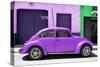 ¡Viva Mexico! Collection - The Purple Beetle Car-Philippe Hugonnard-Stretched Canvas