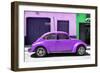 ¡Viva Mexico! Collection - The Purple Beetle Car-Philippe Hugonnard-Framed Photographic Print