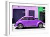 ¡Viva Mexico! Collection - The Purple Beetle Car-Philippe Hugonnard-Framed Photographic Print