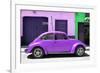 ¡Viva Mexico! Collection - The Purple Beetle Car-Philippe Hugonnard-Framed Photographic Print