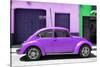 ¡Viva Mexico! Collection - The Purple Beetle Car-Philippe Hugonnard-Stretched Canvas