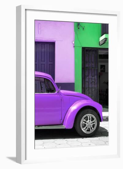 ¡Viva Mexico! Collection - The Purple Beetle-Philippe Hugonnard-Framed Photographic Print