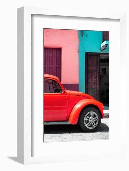 ¡Viva Mexico! Collection - The Red Beetle-Philippe Hugonnard-Framed Photographic Print