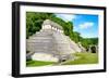 ¡Viva Mexico! Collection - The Temple of the Inscription - Palenque-Philippe Hugonnard-Framed Photographic Print